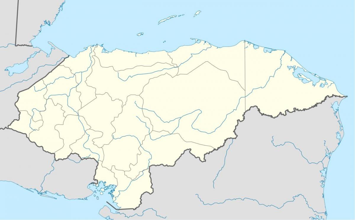 карта Хондурас