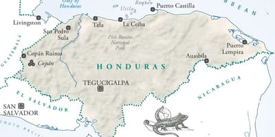 Картата la ceiba, Хондурас